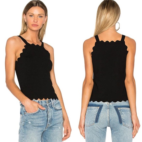 Milly scallop top new arrivals